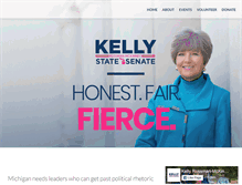 Tablet Screenshot of kellyforstatesenate.com